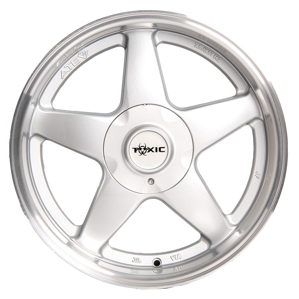 Rin 17 7.5 4X100/108 Ms DW2241 SILVER MACHINE LIP ET35 CB67.1