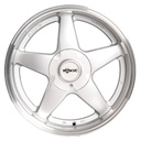 Rin 17 7.5 4X100/108 Ms DW2241 SILVER MACHINE LIP ET35 CB67.1