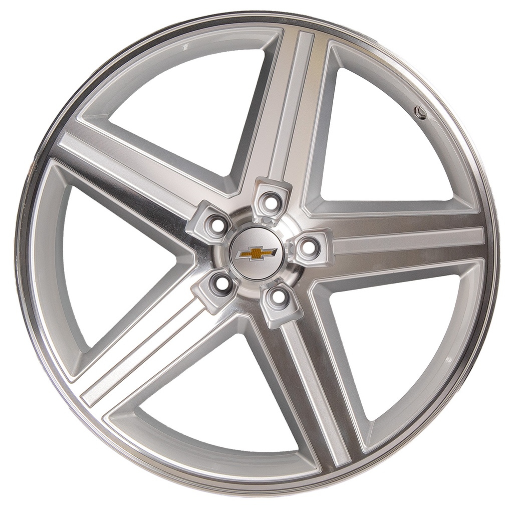 Rin 22 9.5 5X127 Rc Performance 2227SM22 Silver Machine Face ET0 CB0