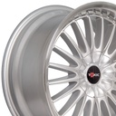 Rin 17 8 4x100/114.3 Ms G225 SILVER MACHINE LIP ET30 CB73.1