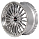 Rin 17 8 4x100/114.3 Ms G225 SILVER MACHINE LIP ET30 CB73.1