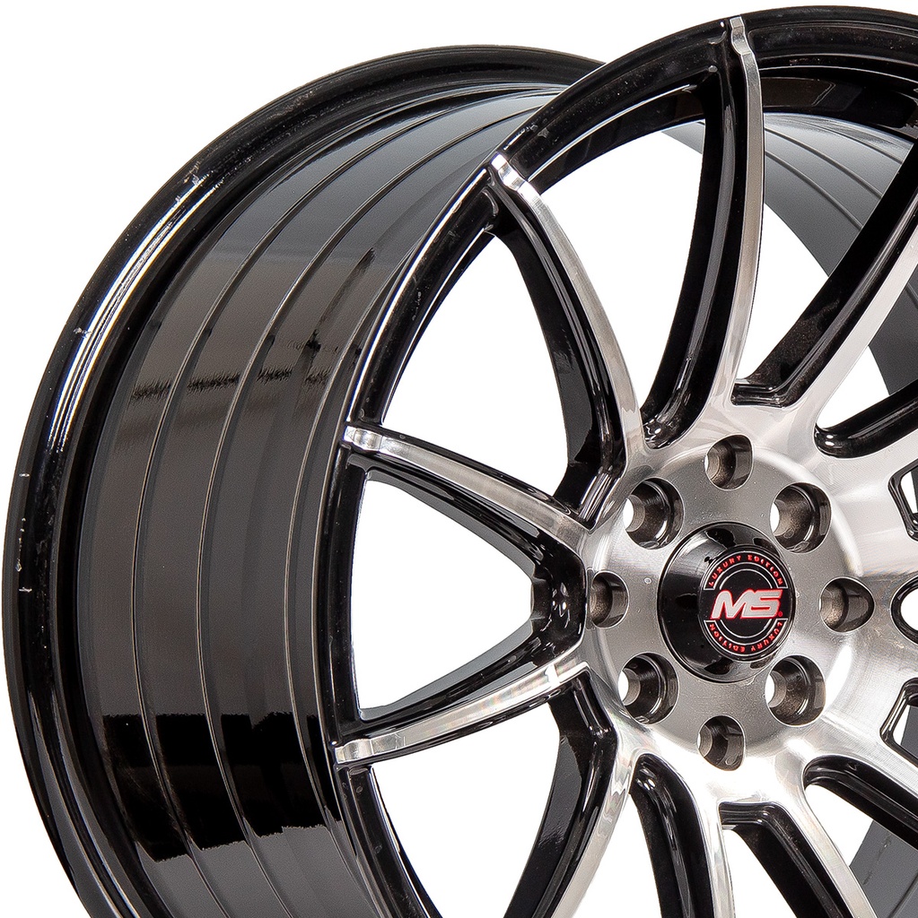 Rin 17 8.5 4x100/114.3 Ms 4320 BLACK MACHINE FACE ET25 CB73.1 RP