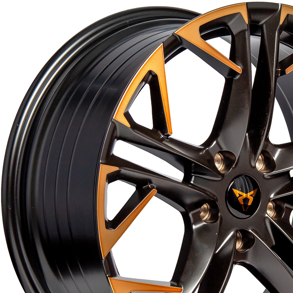 Rin 18 "X8 " 5x112 R1 SPORT CPR19 SANTIN BLACK MF+COPPER 40 57.1
