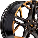 Rin 18 "X8 " 5x112 R1 SPORT CPR19 SANTIN BLACK MF+COPPER 40 57.1