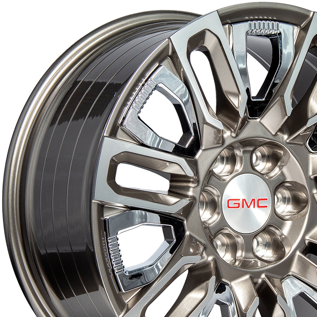 Rin 20 "X9 " 6x139.7 R1 SPORT TYH086 GUNMETAL MF INSERT CHROME 28 78.1