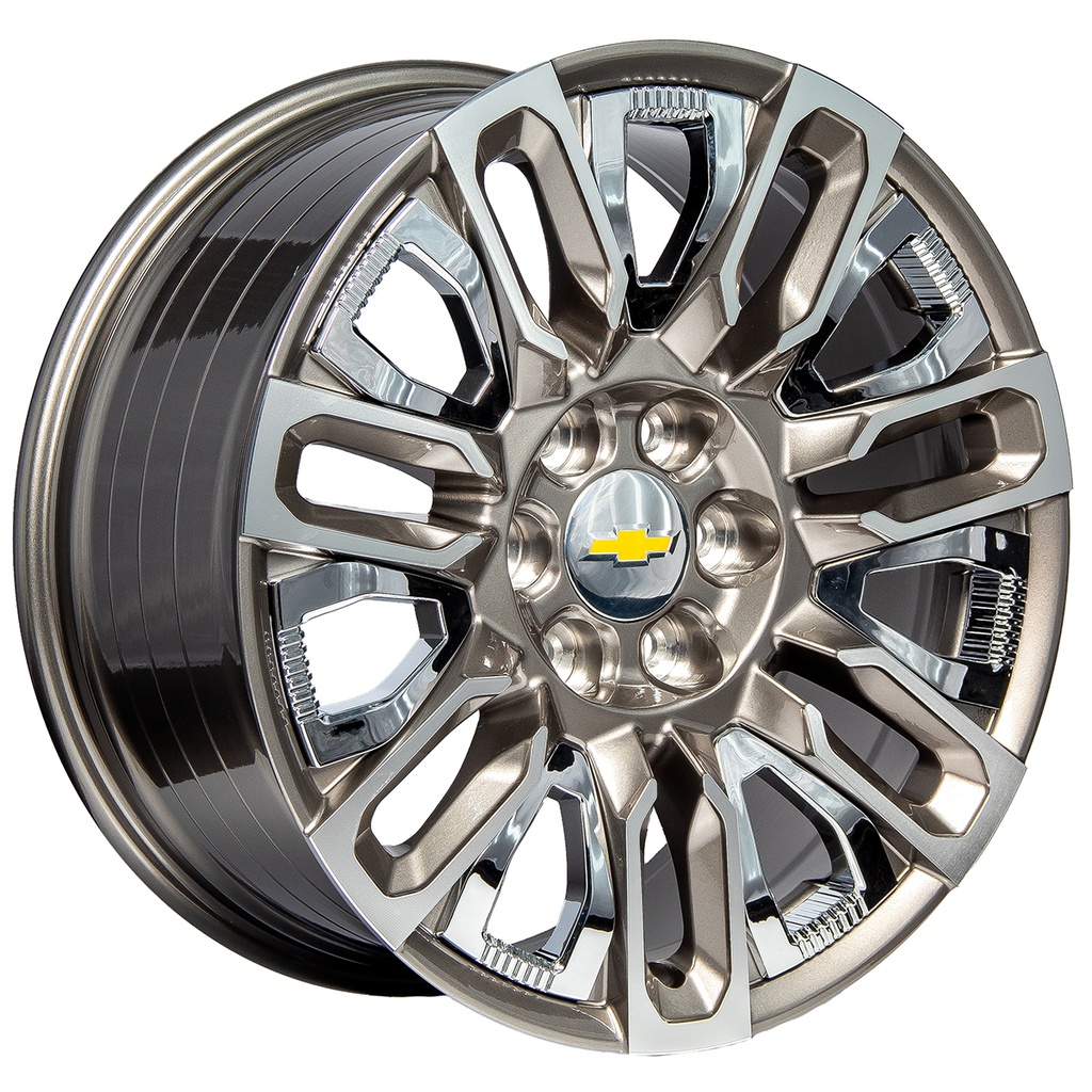 Rin 20 "X9 " 6x139.7 R1 SPORT TYH086 GUNMETAL MF INSERT CHROME 28 78.1