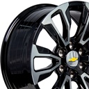 Rin 20 "X9 " 6x139.7 R1 SPORT TYH73 BLACK MACHINE FACE 28 78.1