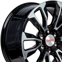 Rin 20 "X9 " 6x139.7 R1 SPORT TYH73 BLACK MACHINE FACE 28 78.1