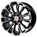 Rin 20 "X9 " 6x139.7 R1 SPORT TYH73 BLACK MACHINE FACE 28 78.1