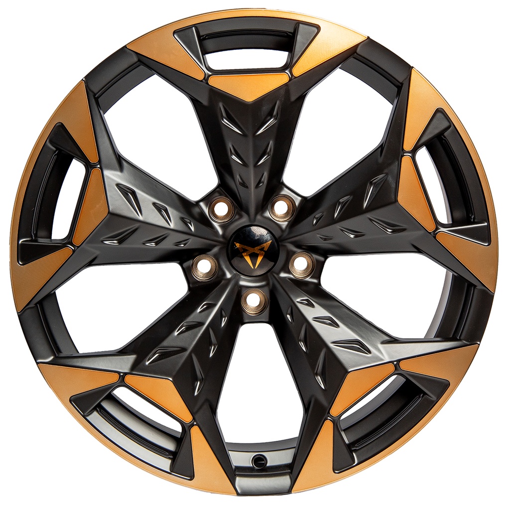 Rin 19 "X8.5 " 5x112 R1 SPORT CPR20 BLACK MACHINE FACE+COPPER 40 57.1