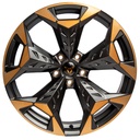 Rin 19 "X8.5 " 5x112 R1 SPORT CPR20 BLACK MACHINE FACE+COPPER 40 57.1