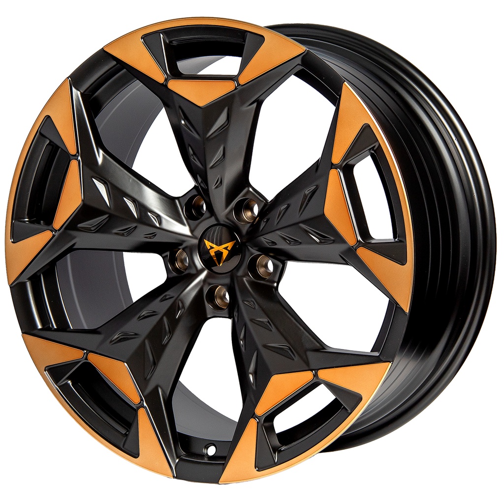 Rin 19 "X8.5 " 5x112 R1 SPORT CPR20 BLACK MACHINE FACE+COPPER 40 57.1