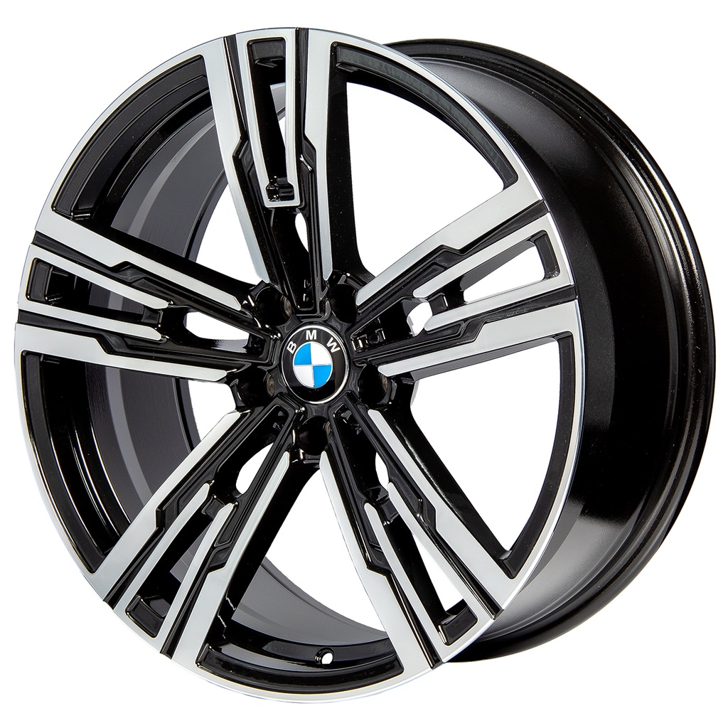 Rin 20 "X8.5 " 5X120 R1 SPORT H3078F BLACK MACHINE FACE 25 72.6
