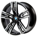 Rin 20 "X8.5 " 5X120 R1 SPORT H3078F BLACK MACHINE FACE 25 72.6