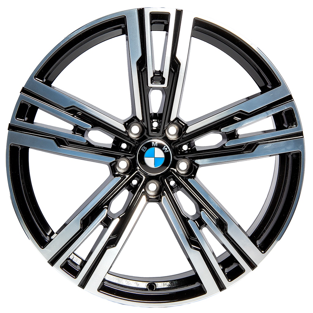 Rin 20 "X9.5 " 5X120 R1 SPORT H3078F BLACK MACHINE FACE 40 72.6