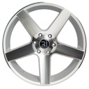 Rin 22 "X9.5 " 6x139.7 R1 SPORT 5198 SILVER MF 25 78.1