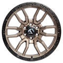 Rin 17 "X9 " 6x114.3 R1 SPORT A045 BRONZE + BLACK LIP 0 106.1