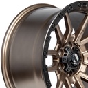 Rin 17 "X9 " 6x114.3 R1 SPORT A045 BRONZE + BLACK LIP 0 106.1