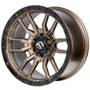 Rin 17 "X9 " 6x114.3 R1 SPORT A045 BRONZE + BLACK LIP 0 106.1