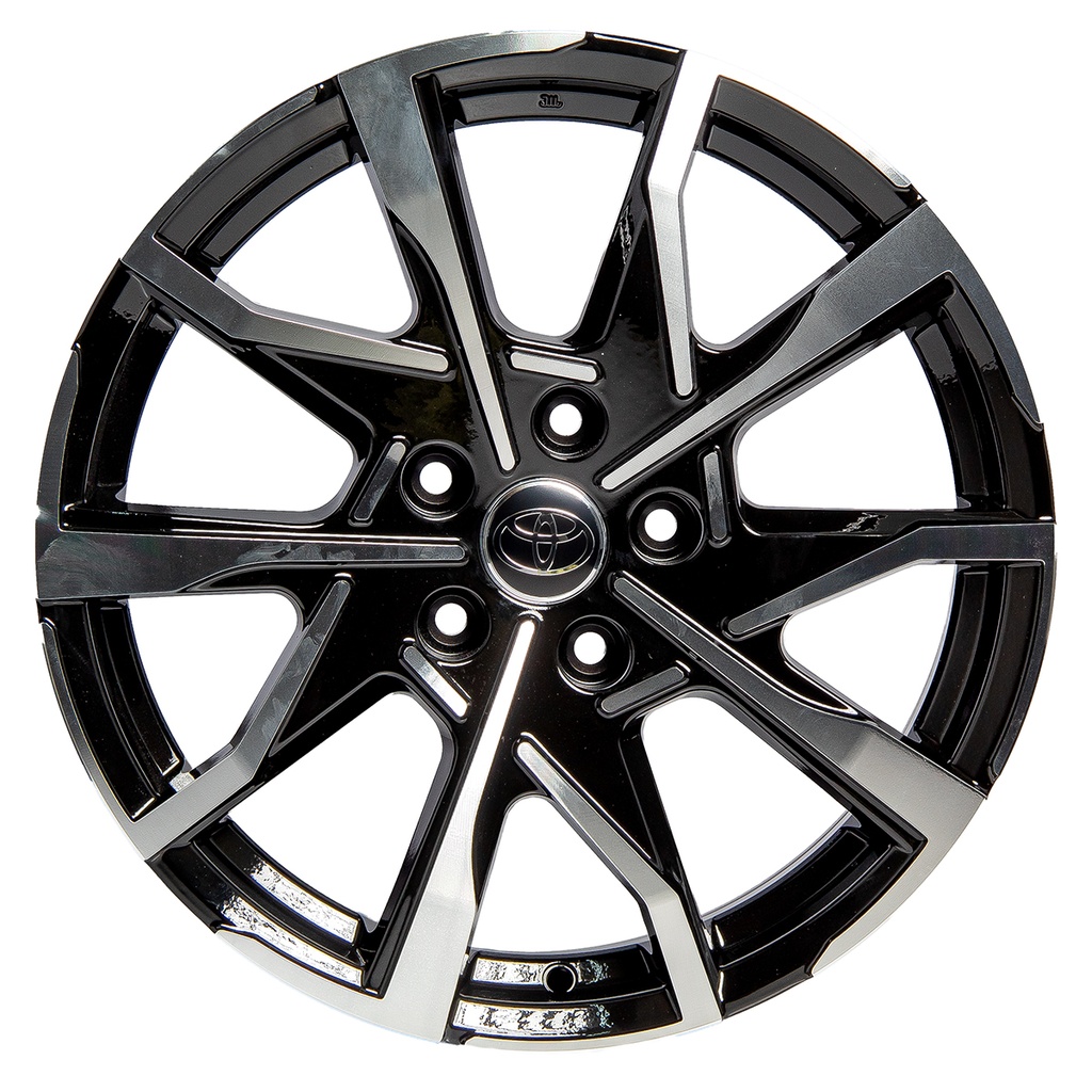 Rin 17 "X7 " 5x114.3 R1 SPORT 1066 BLACK MACHINE FACE 35 60.1