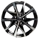Rin 17 "X7 " 5x114.3 R1 SPORT 1066 BLACK MACHINE FACE 35 60.1