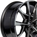 Rin 17 "X7 " 5x114.3 R1 SPORT 1066 BLACK MACHINE FACE 35 60.1