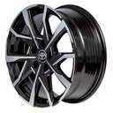 Rin 17 "X7 " 5x114.3 R1 SPORT 1066 BLACK MACHINE FACE 35 60.1