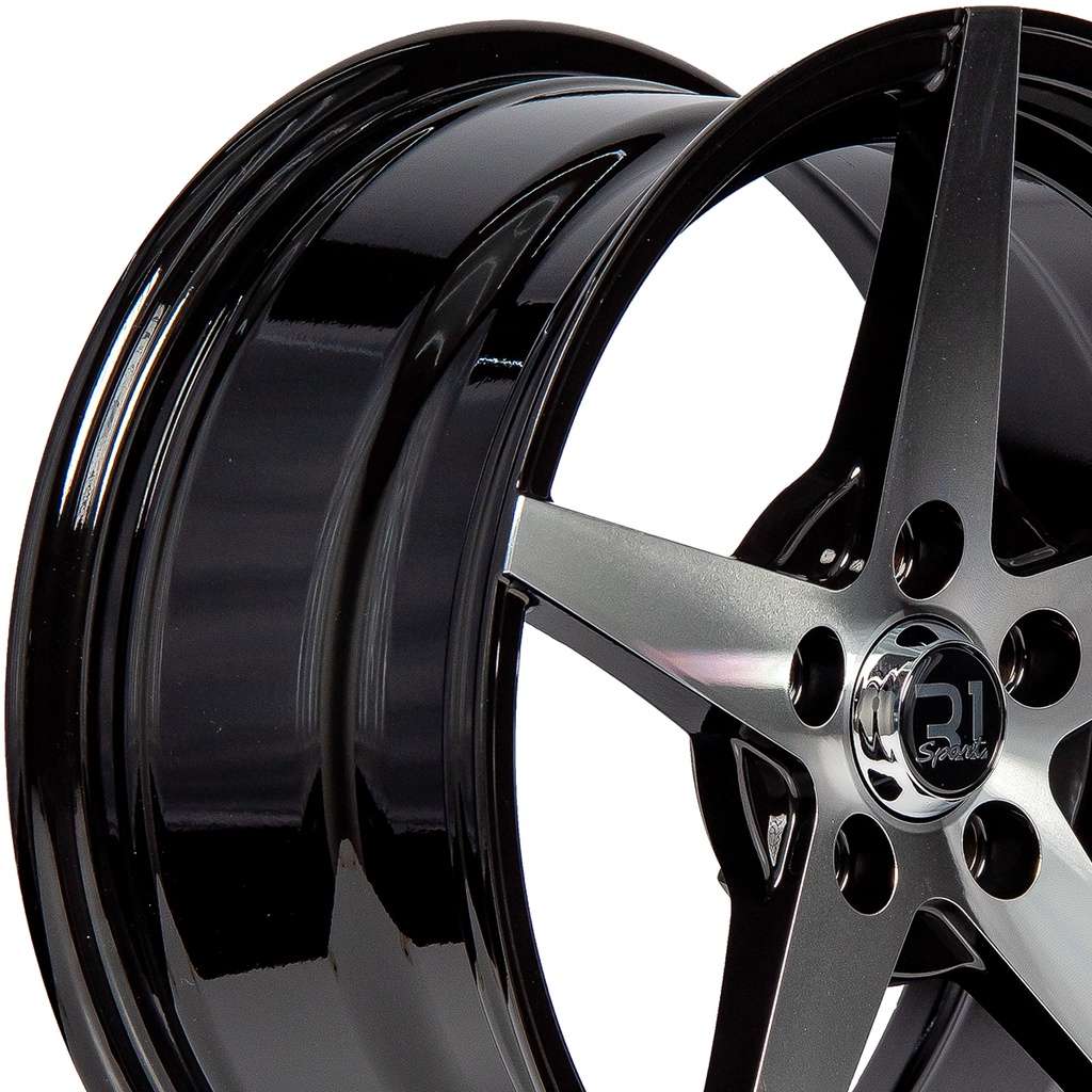 Rin 15 "X7 " 5x100 R1 SPORT DX427 BLACK MACHINE FACE 35 73.1