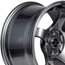 Rin 15 "X8 " 4X100/114.3 R1 SPORT 5958R Gunmetal Machine Lip 25 73.1 Sí