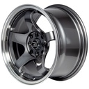Rin 15 "X8 " 4X100/114.3 R1 SPORT 5958R Gunmetal Machine Lip 25 73.1 Sí
