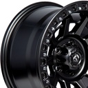 Rin 15 "X8 " 5x114.3 Elite Performance OF1076 MATTE BLACK CHROME SCREW 0 83.5