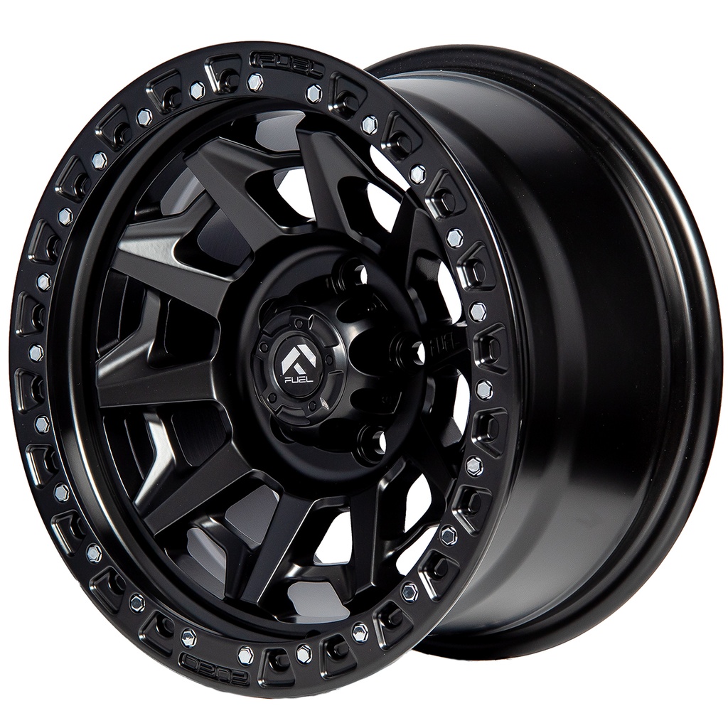 Rin 15 "X8 " 5x114.3 Elite Performance OF1076 MATTE BLACK CHROME SCREW 0 83.5
