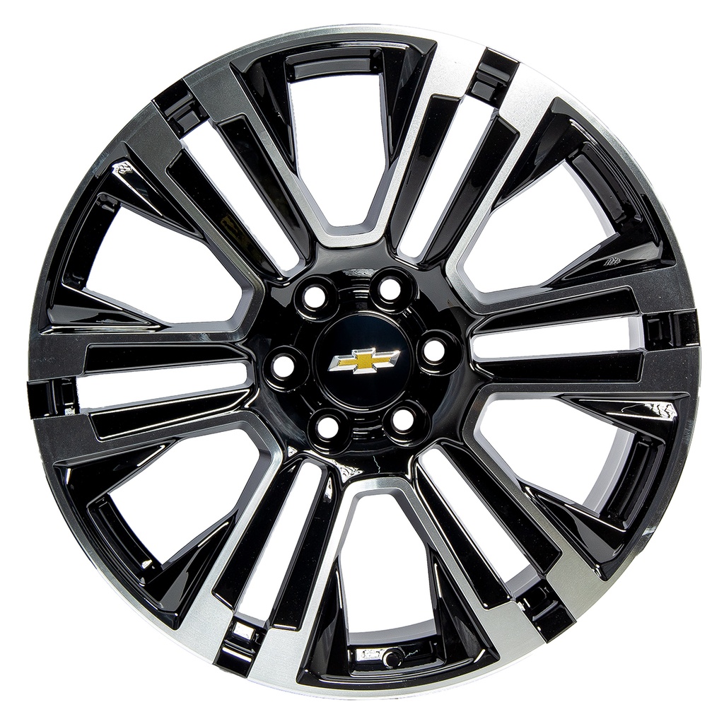 Rin 22 "X9 " 6x139.7 Elite Performance GM08 BLACK MACHINE 28 78.1