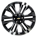 Rin 22 "X9 " 6x139.7 Elite Performance GM08 BLACK MACHINE 28 78.1