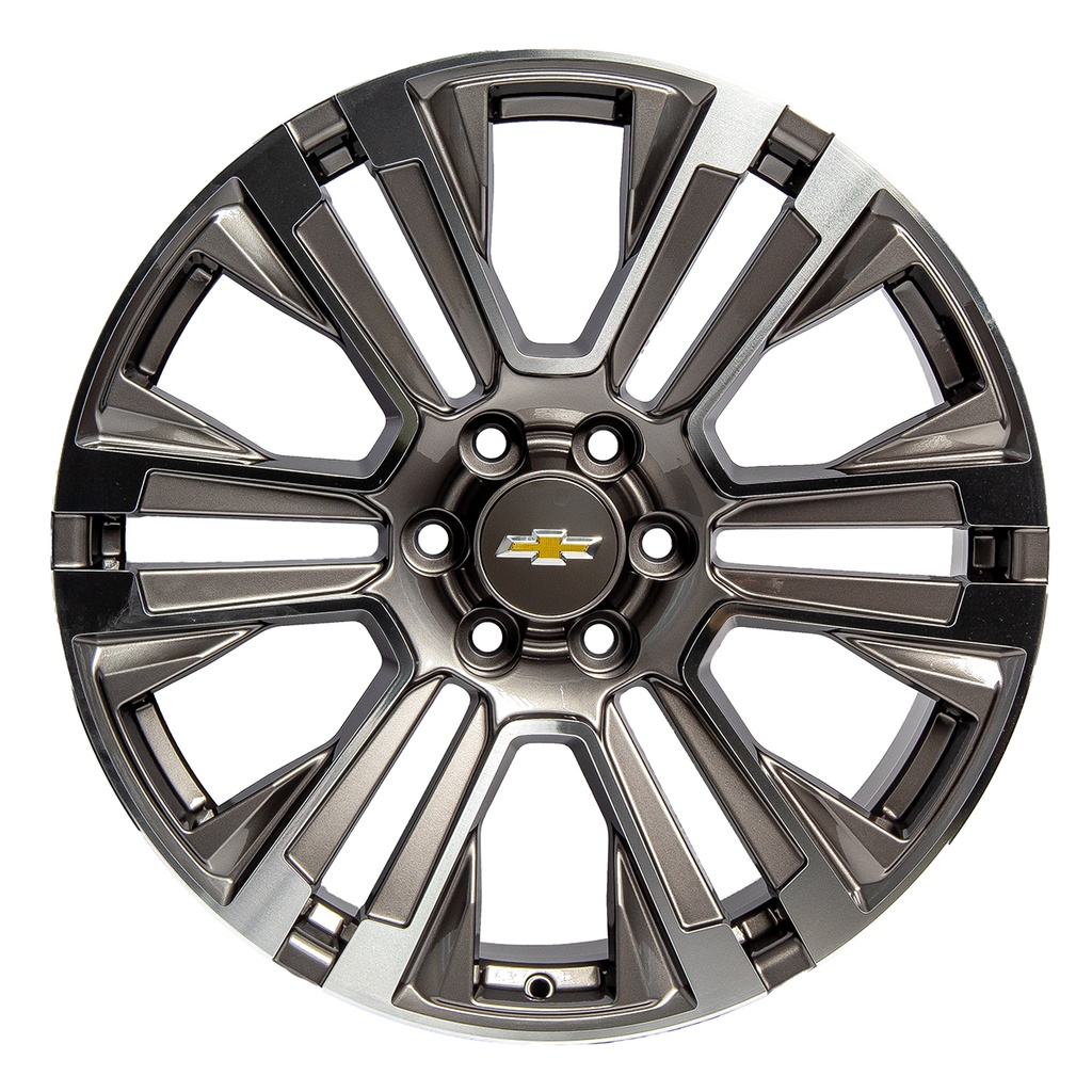 Rin 22 "X9 " 6x139.7 Elite Performance GM08 GUNMETAL MACHINE 28 78.1
