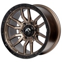 Rin 17 "X9 " 6x139.7 R1 SPORT A045 BRONZE + BLACK LIP 0 106.1