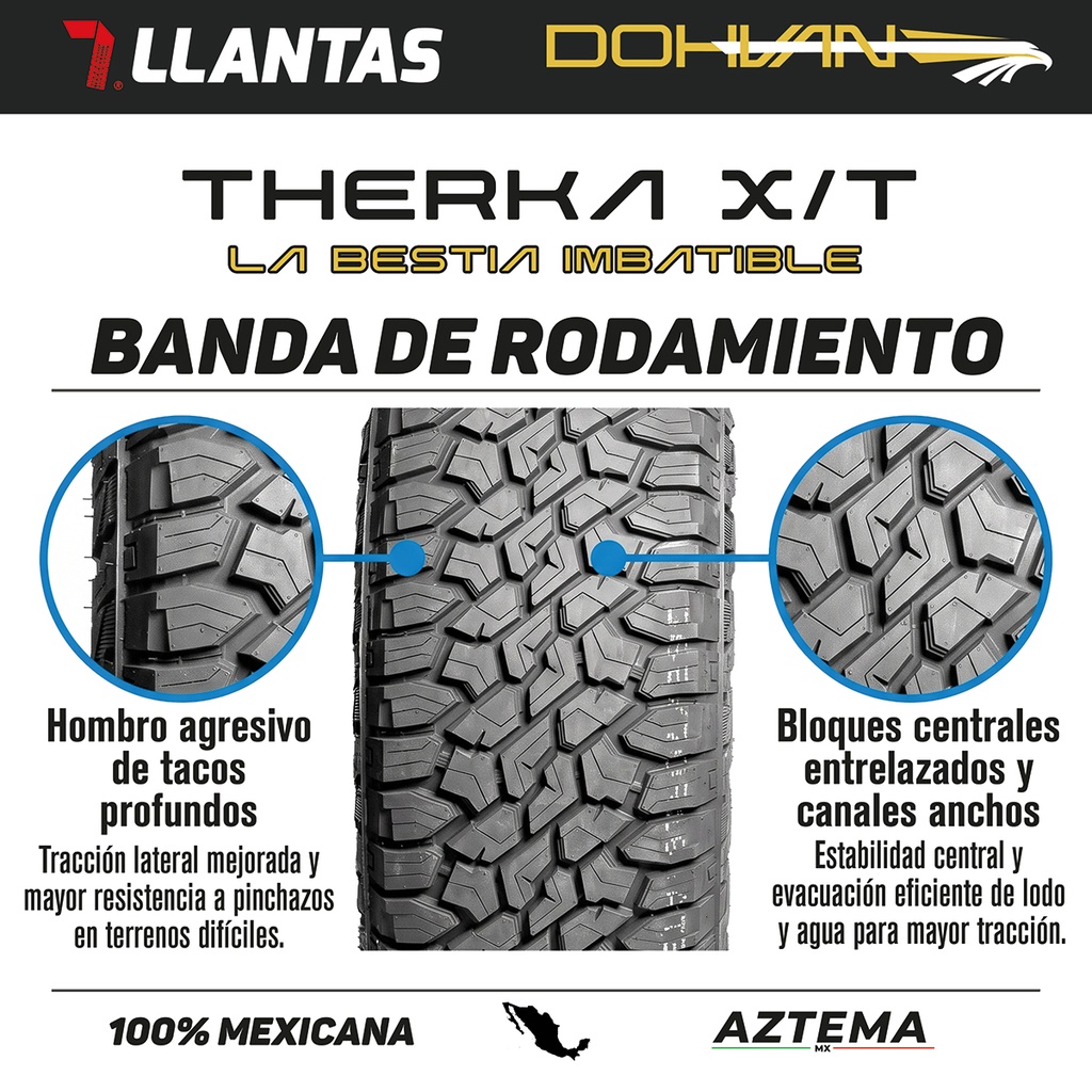 Llanta LT 235/80 R17-10PR 120/117R Dohvan THERKA X/T