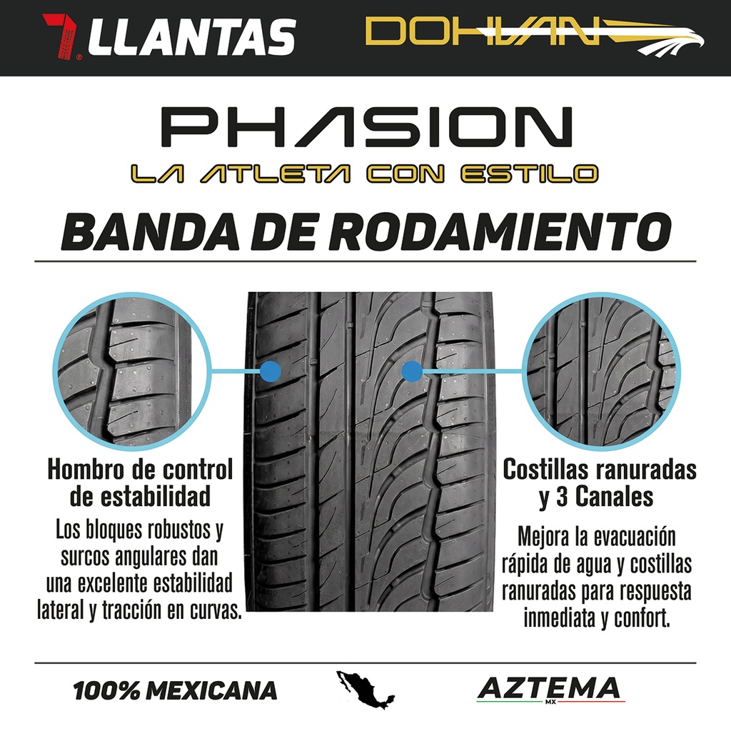 Llanta XL 225/45 R19 96W Dohvan PHASION