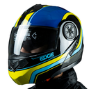 CASCO ABATIBLE TURBO BERLIN AMARILLO AZUL L