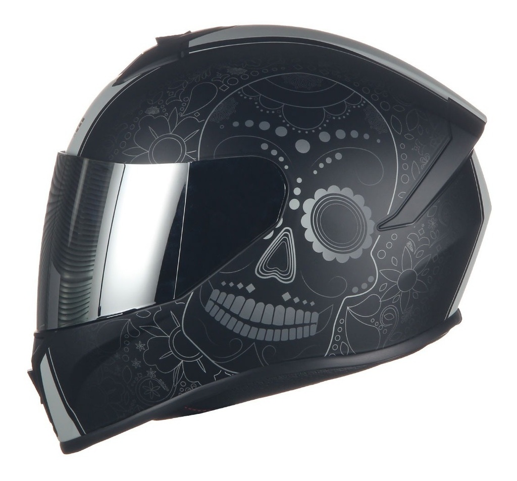 CASCO INTEGRAL ZOOM CARABELA GRIS MATE TALLA L