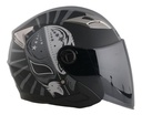 CASCO JAGUAR SEMI INTEGRAL WARRIOR XL VISOR BLACK GREY