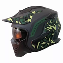 Casco Kombat Camo Verde Mate L