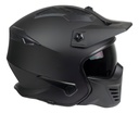 CASCO KOMBAT NEGRO MATE XL