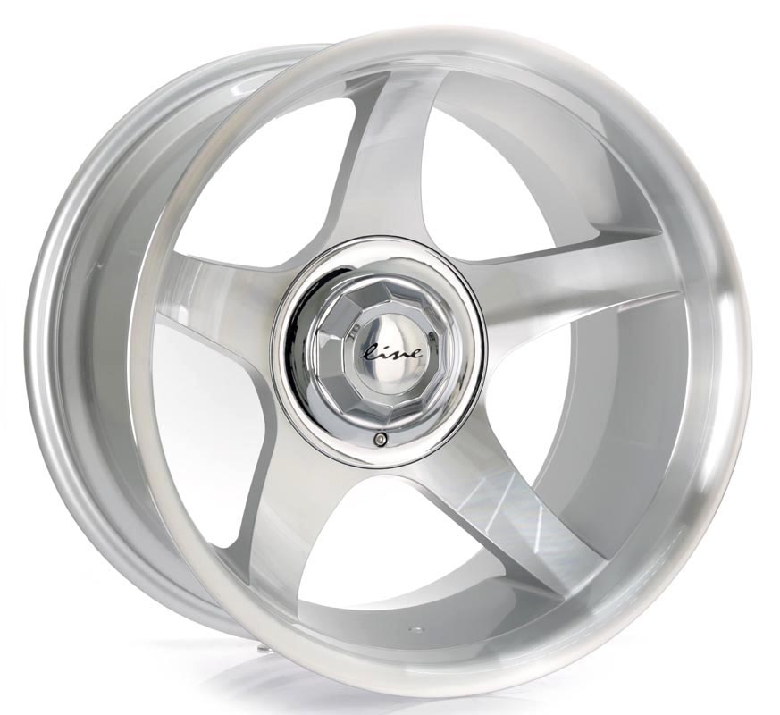 Rin 15 10 5X114.3/127 Ms 4358 Silver Machine Lip And Face ET-45 CB78.1