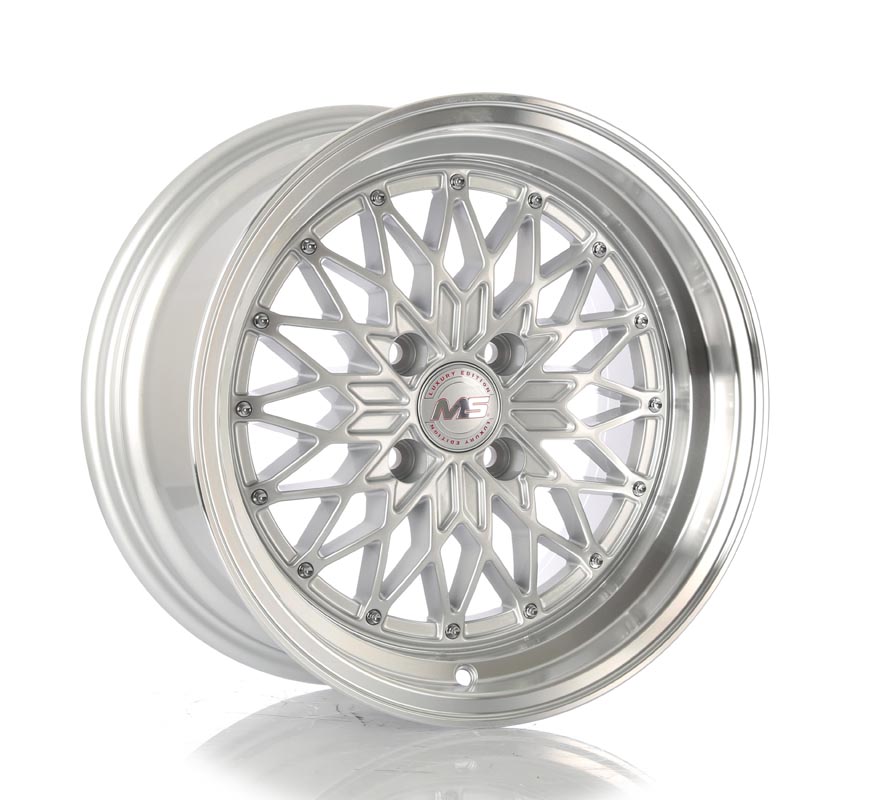 Rin 15 8 4X100 Ms Y0400 Silver Machine Lip ET20 CB67.1