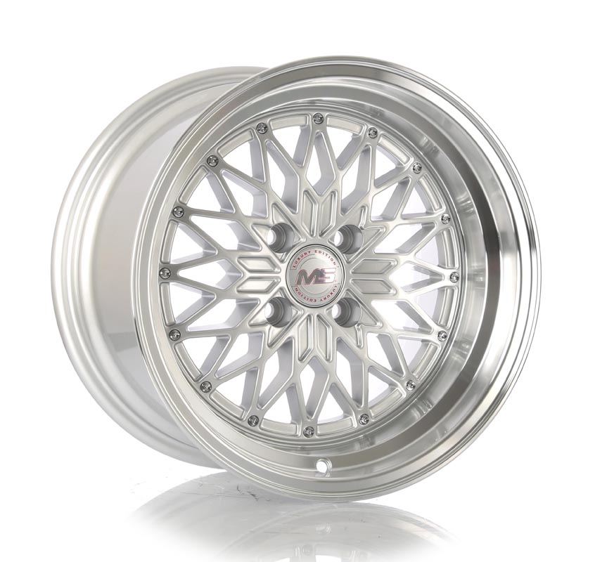 Rin 15 9 4X100 Ms Y0400 Silver Machine Lip ET15 CB67.1