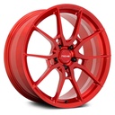 Rin 21 12 5X130 Niche T113-KANAN BRUSHED CANDY RED ET45 CB71.56