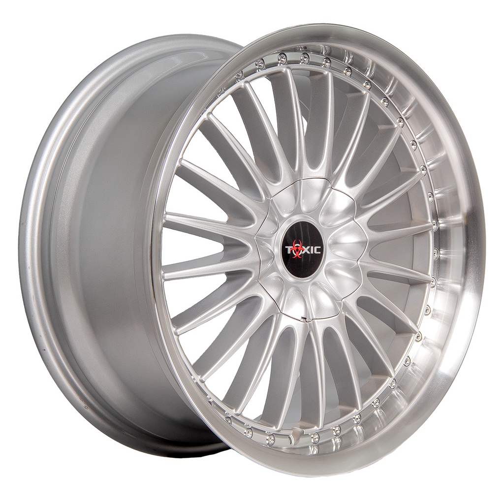 Rin 17 8 4x100/114.3 Ms G225 SILVER MACHINE LIP ET30 CB73.1