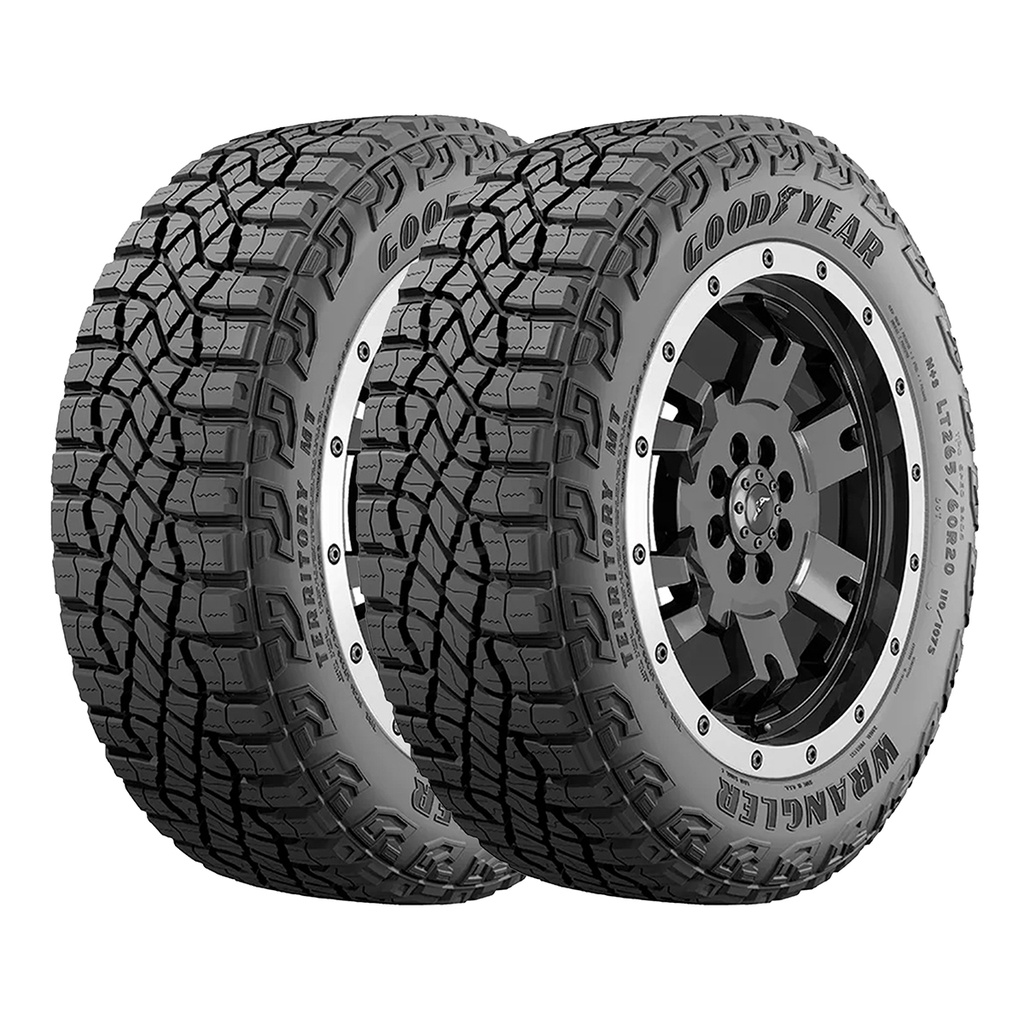 Kit de 2 Llantas LT 275/65 R18 113Q Goodyear WRANGLER TERRITORY MT