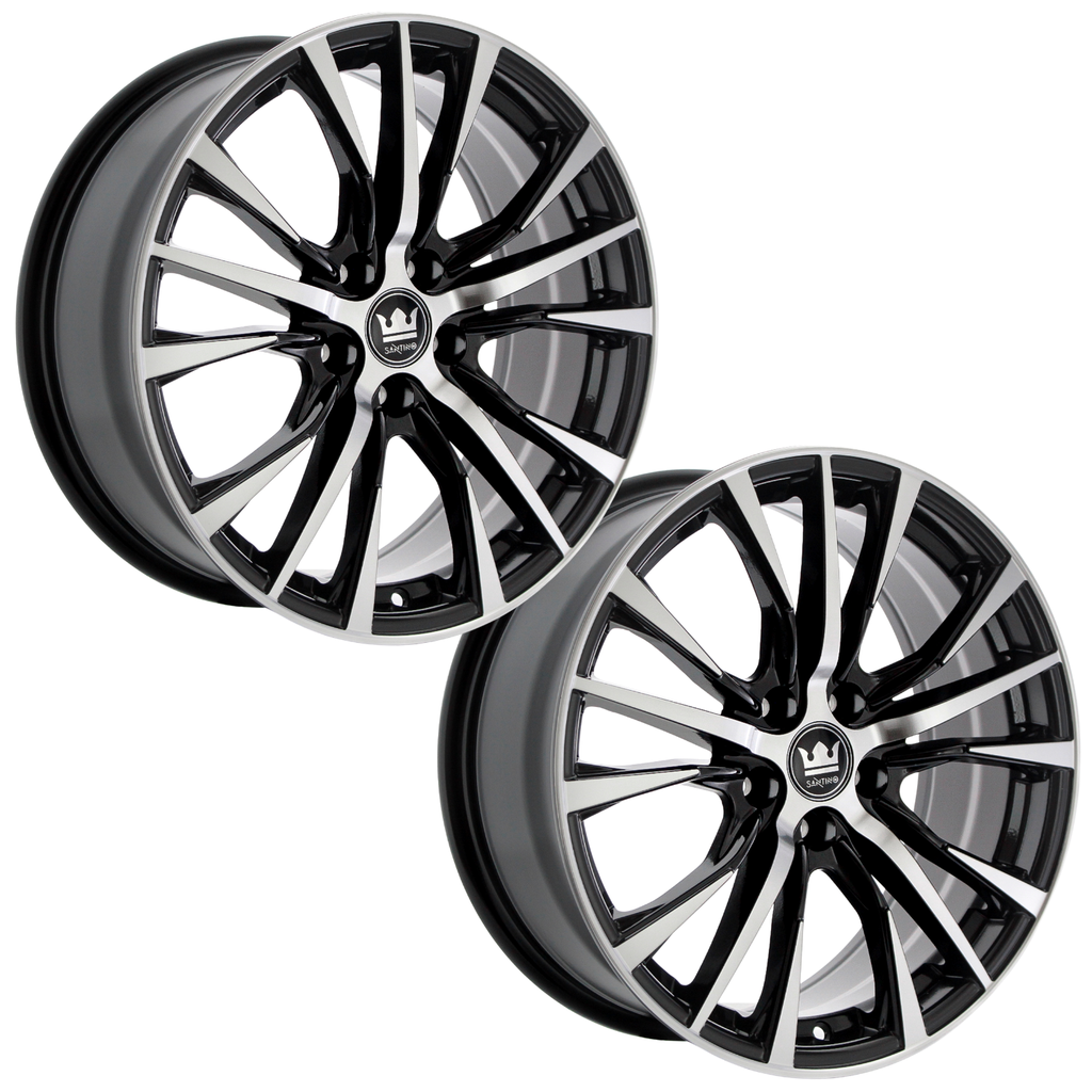 Kit de 2 Rines 17 5-105 Deportivo Chevrolet Sonic Aveo Cruze